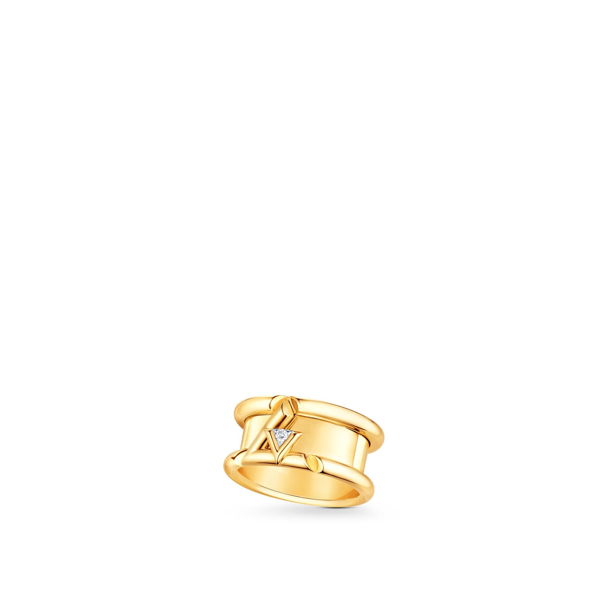 Gold louis vuitton on sale ring